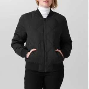 Universal Standard Sophia quilted bomber jacket